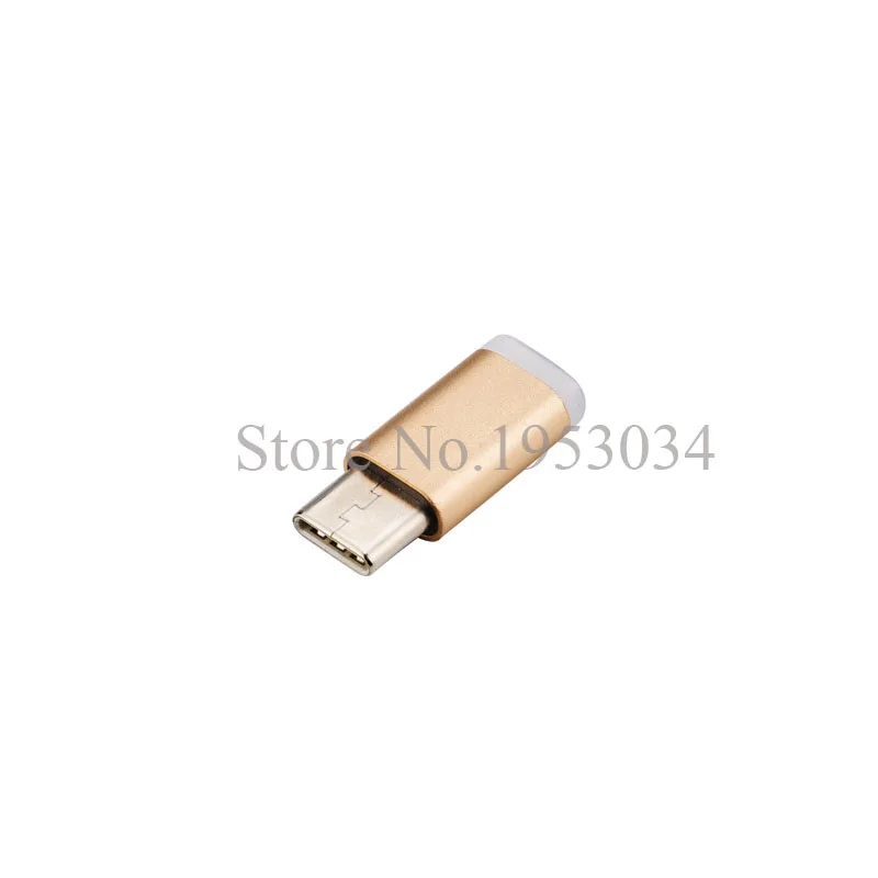 50 шт./лот Micro на Type c USB C адаптер зарядное устройство аксессуары синхронизация