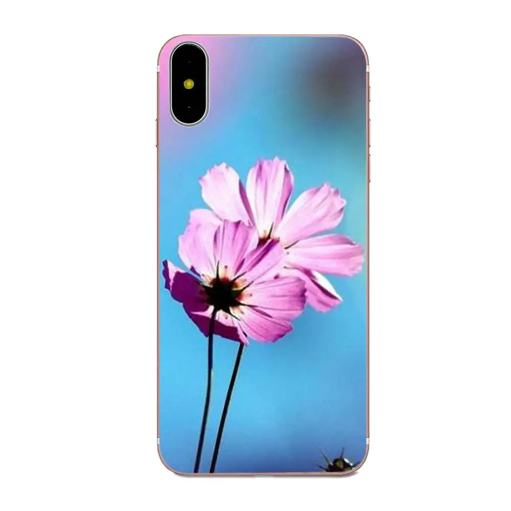 Для Galaxy Alpha Core Note 2 3 4 S2 A10 A20 A20E A30 A40 A50 A60 A70 M10 M20 M30 мягкий с рисунком из ТПУ цветами |