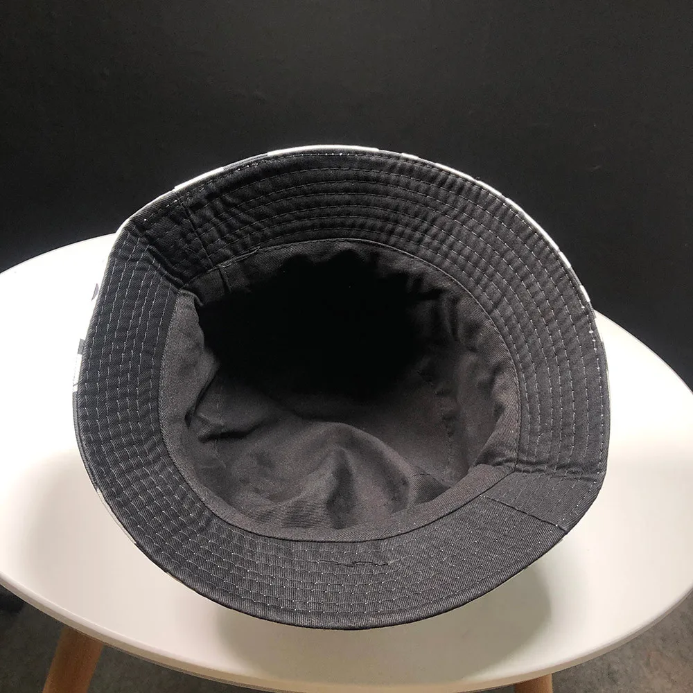 Feitong Панама Милая панда Складная двусторонняя Рыбацкая шляпа популярная