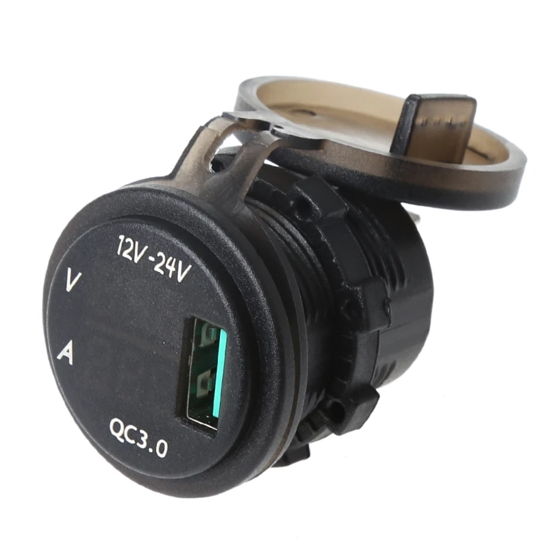 USB зарядное устройство QC 3 0 светодиодный вольтметр отображение тока для