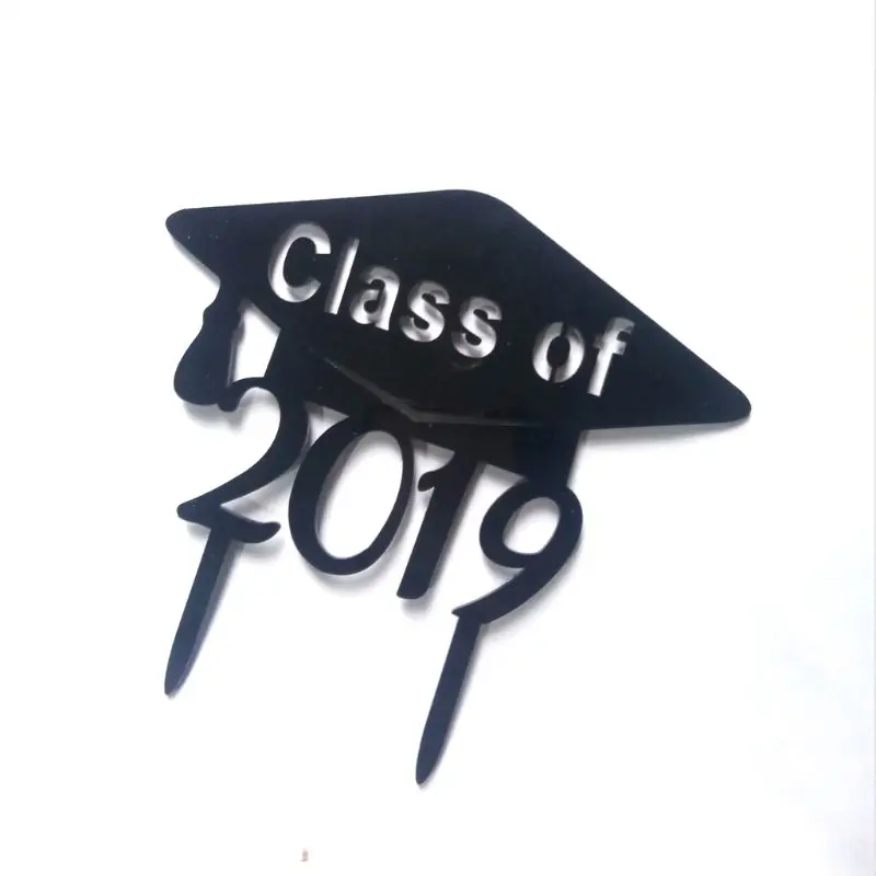 Congrats Grad Class Of 2019 акриловый топик для торта выпускного колледжа выпускных классов