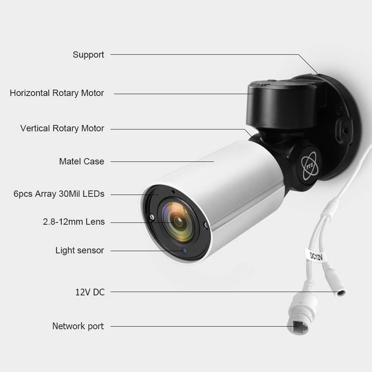 TOPROHOMIE H.265+ 16CH 5MP POE система NVR 5MP 48V POE безопасности для дома и улицы 5xoptical зум 2,8 мм-12 мм PTZ IP Камера Системы 4K