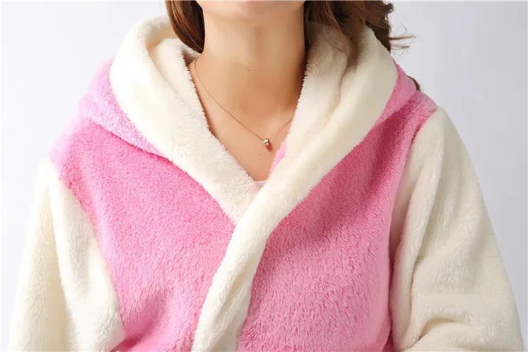 2016 пижамы Hello Kitty утолщение животных Для мужчин и женщин коралловый флис Халат