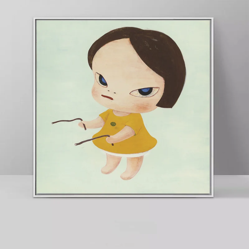 Мультяшная живопись Yoshitomo Nara куклы для сна холст печать постер картина настенное