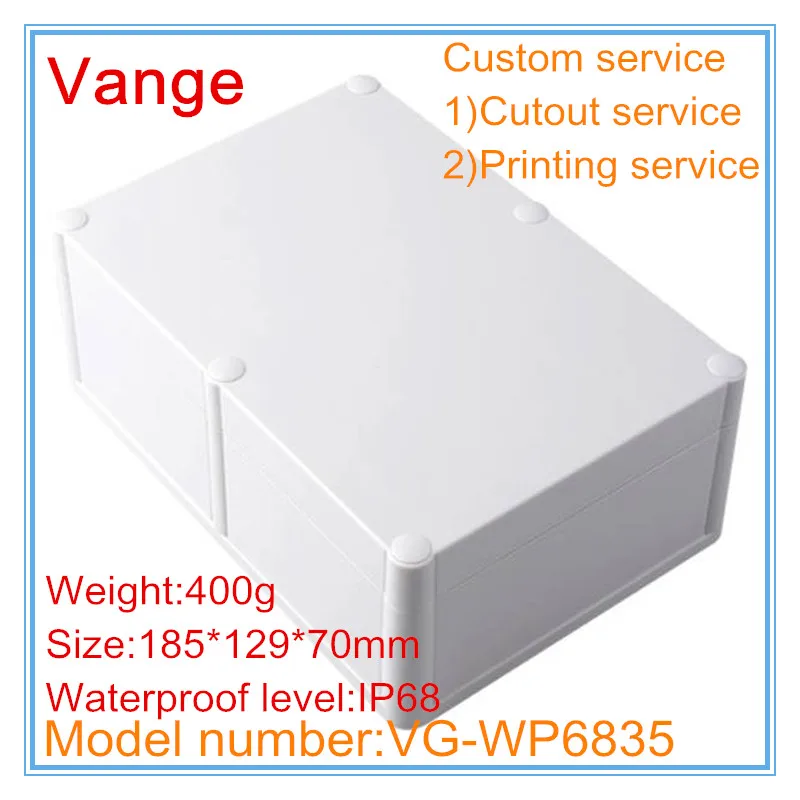 1 шт./лот ящик для электронного проекта 185*129*70 мм IP68 водонепроницаемый инструмент