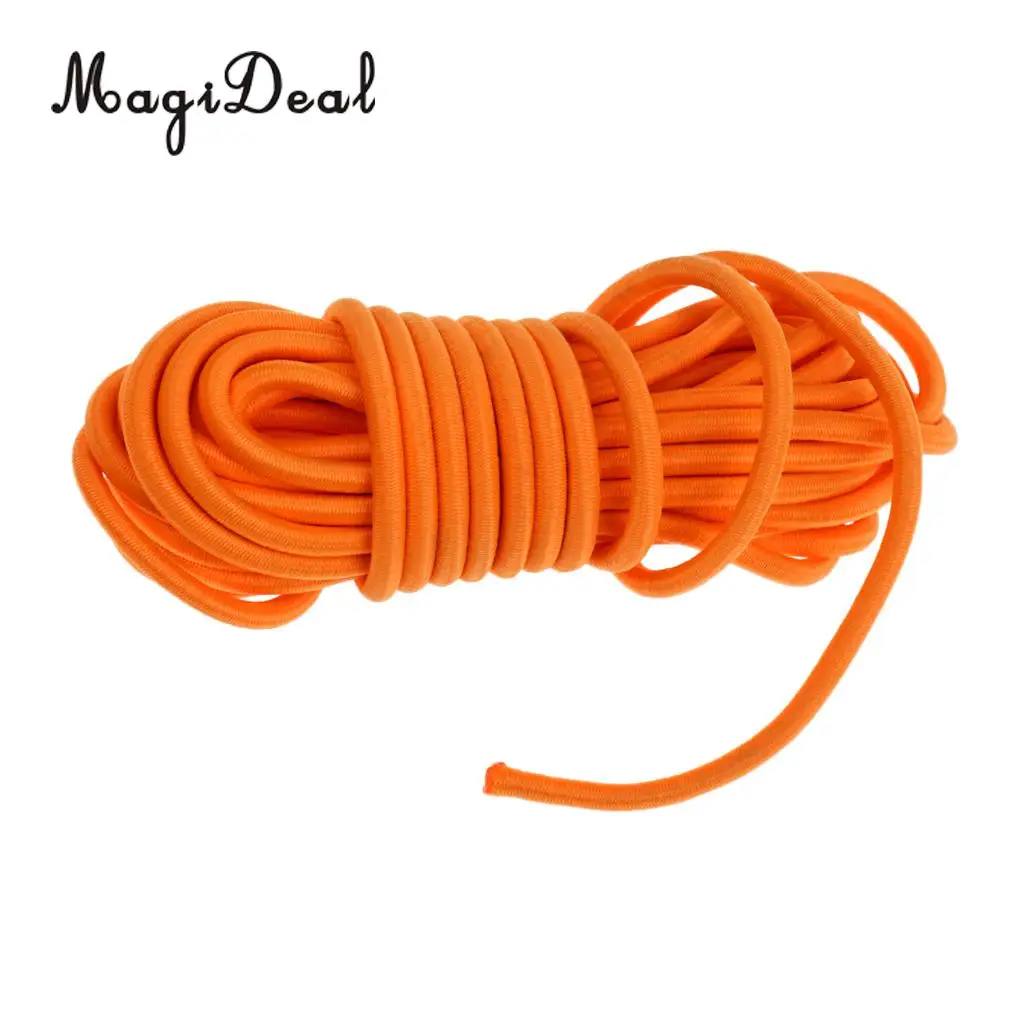Прочный эластичный круглый пружинный шнур MagiDeal 4 мм x 5 м ударный для морской лодки