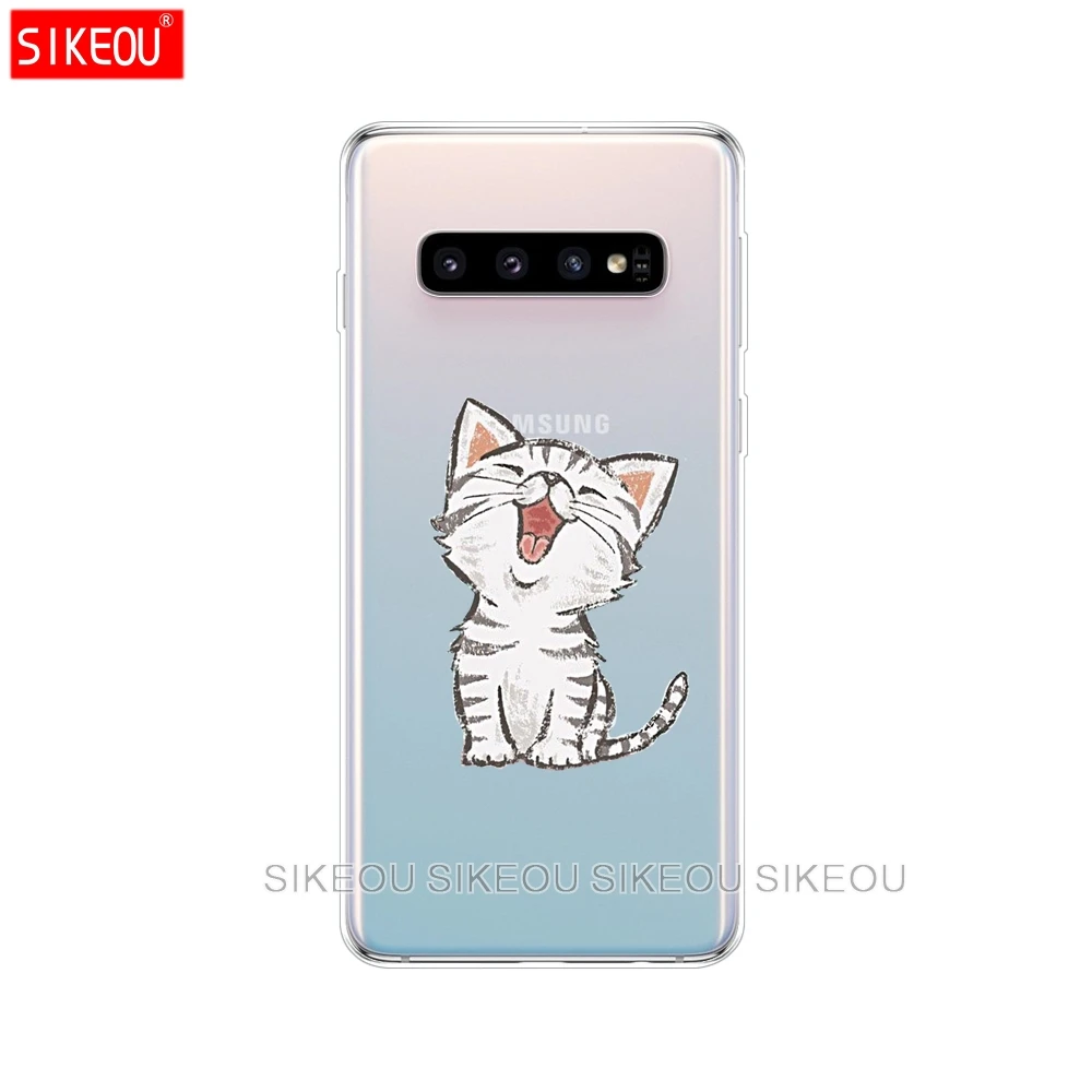 Для Samsung Galaxy S10 чехол S10Plus бампер силиконовый для телефона из ТПУ с принтом &quotS10 E