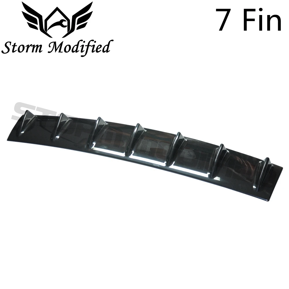 Универсальсветильник из АБС пластика черный Задний бампер губа шасси диффузор