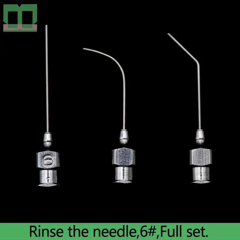 Rinse the needle stainless steel 5# 6# Ophthalmic surgical instrument surgical instrument straight handle bend handle - Цвет: 6