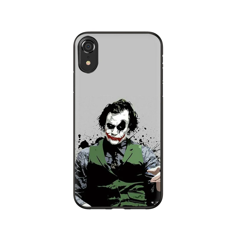 B1 Хит Ledger Джокер мягкий силиконовый телефон чехол для iPhone 5 5S SE 6 6s 7 8 Plus X XR XS 11 Pro Max - Цвет: B1