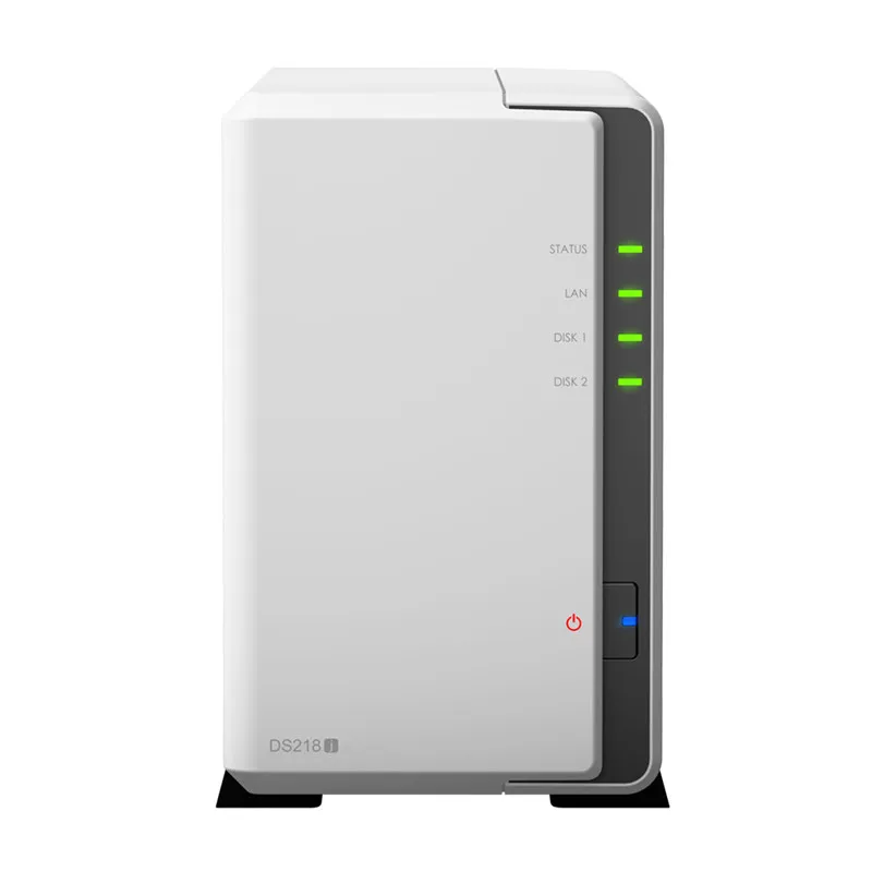 Synology NAS 2 Bay бездисковая двухъядерная CPU аппаратное шифрование двигатель для