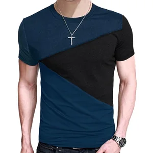 Harajuku сшитая одежда, уличная Мужская забавная футболка, свободная футболка, Повседневная футболка, мужские топы с коротким рукавом, мужская одежда 2018, TX116-E