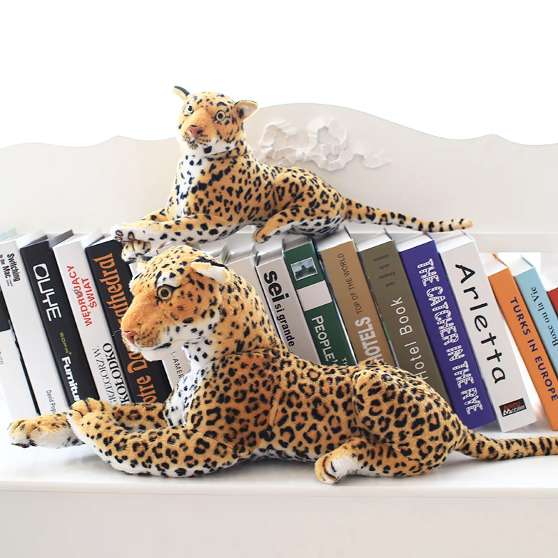 30-110 см милые мягкие плюшевые животные леопардовые игрушки подушка животное