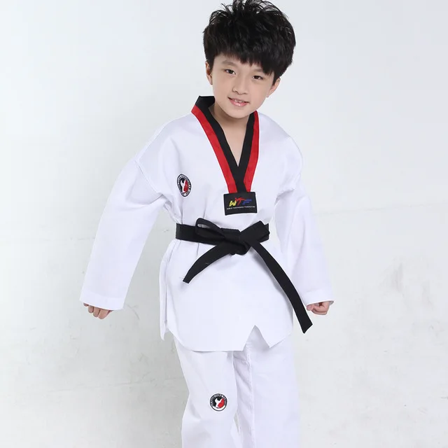Formal Children Kimono Judo Kickboxing Practice Costume set White Kids Boys Girls Taekwondo Set Karate Tae Kwon Do Clothes 3-14Y | Детская