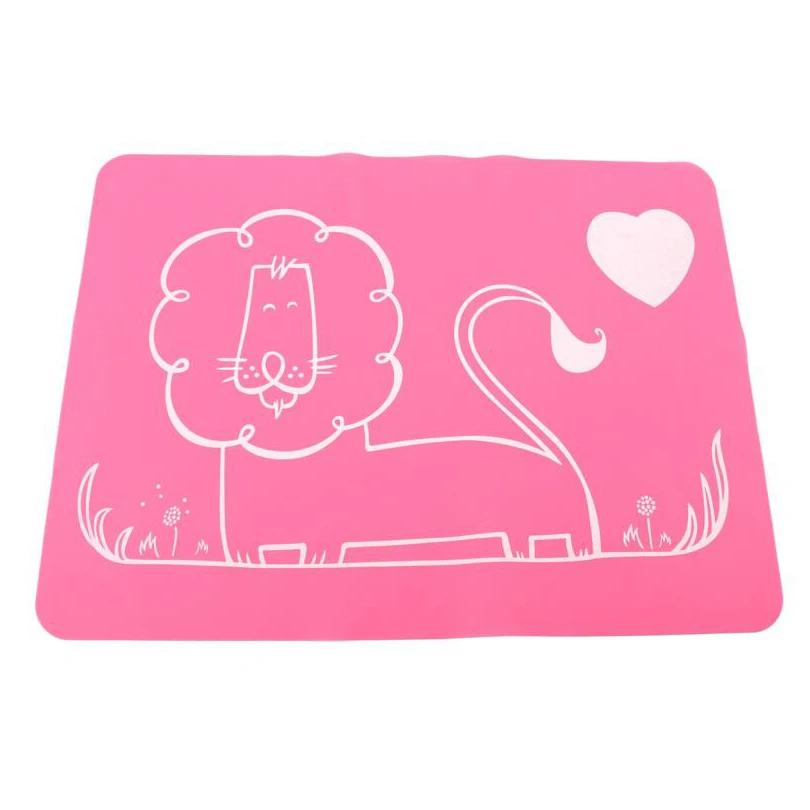 Симпатичная детская Силиконовая подложка для мисок чашек Нескользящая