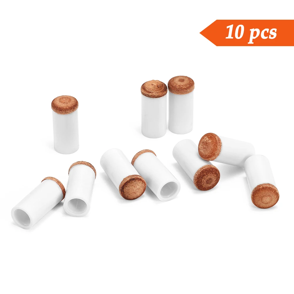 10 шт. твердые пластиковые наконечники для бильярдного кия 12 мм/13 мм|Аксессуары
