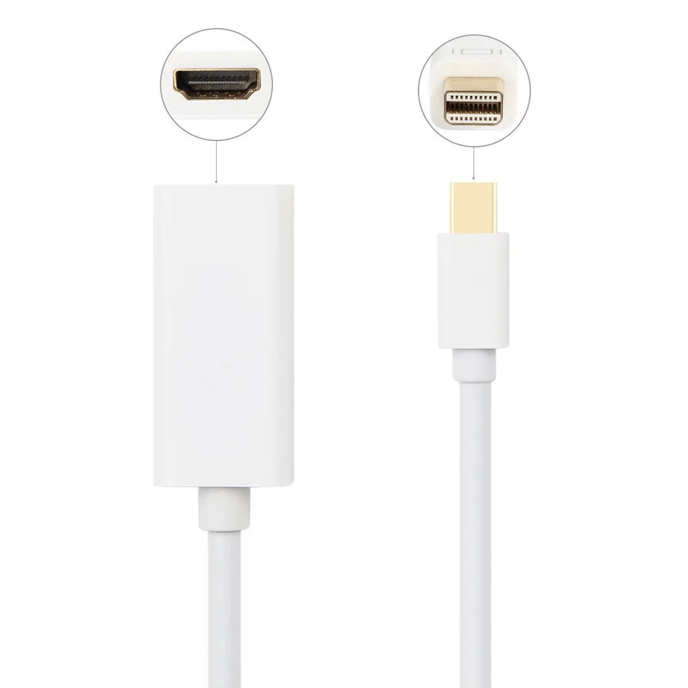 Цифровые кабели аудио видео кабель Mini DisplayPort к HDMI адаптер Высокое качество