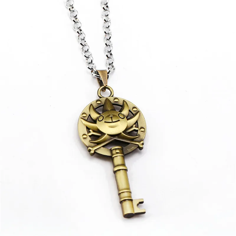 HSIC 10pcs/lot Wholesale Anime One Piece Keychain Thousand Sunny Key Ring Tone Metal Alloy Keychains Skull Jewelry HC12164 | Украшения и