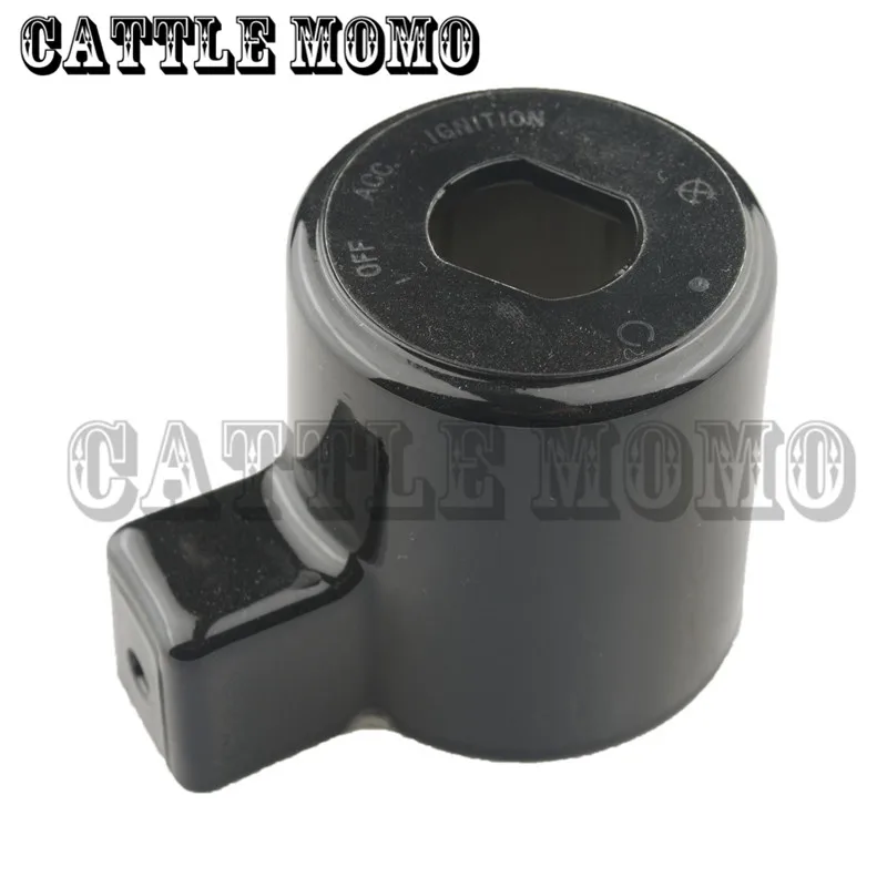 Черный/хром переключатель управления зажиганием декоративная крышка ключа для