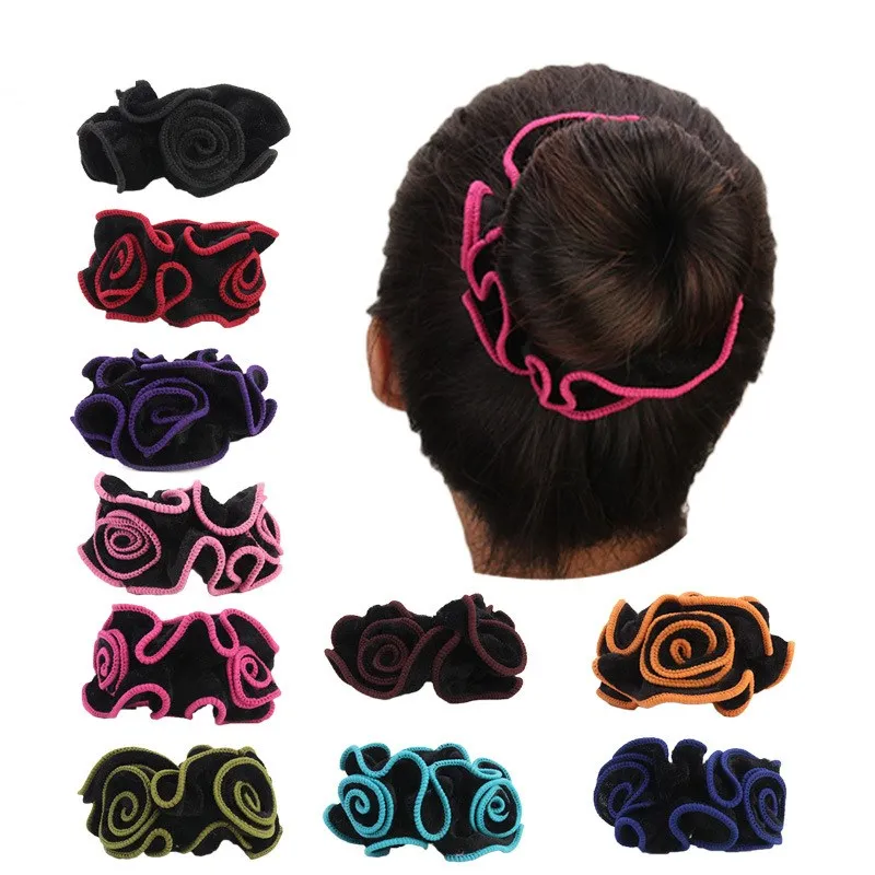 

Solid Lady Hair Scrunchies Ring Elastic Hair Bands Pure Color Bobble Sports Dance Velvet Soft Charming Scrunchie Hairband