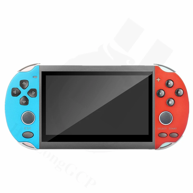 Крутой Портативный ручной 4,3 дюмовая игровая консоль Ретро аркадная игра машина для видеоигр с 1000 8/16/32 бит футболки с принтами на тему классических игр