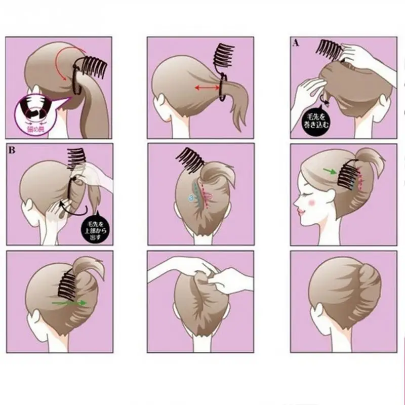 Профессиональный зажим для волос инструменты укладки в офисном стиле женские