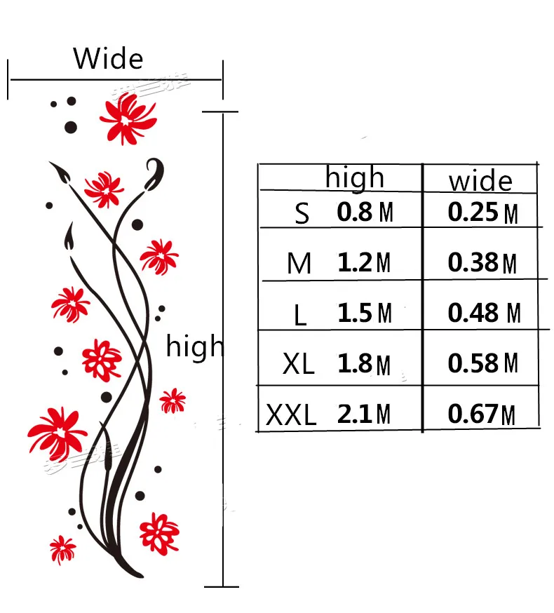 Акриловые 3D стерео наклейки на стену декоративные с кристаллами орхидеи для