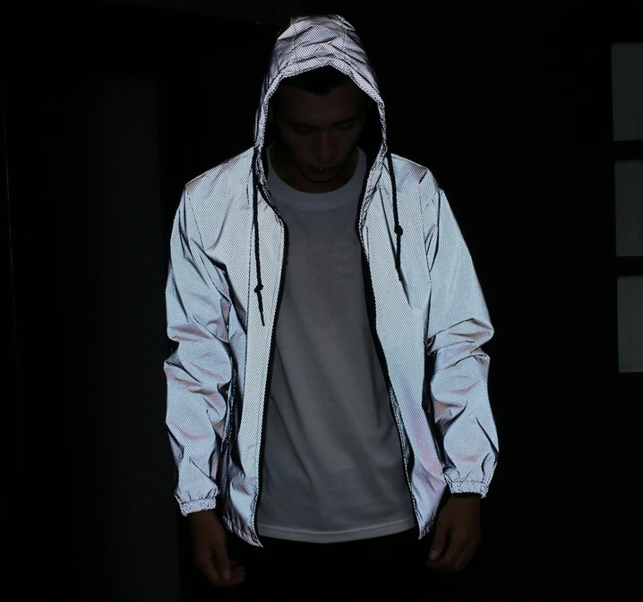 2017 брендовая куртка для мужчин и женщин светоотражающая 3m Повседневная ветровка