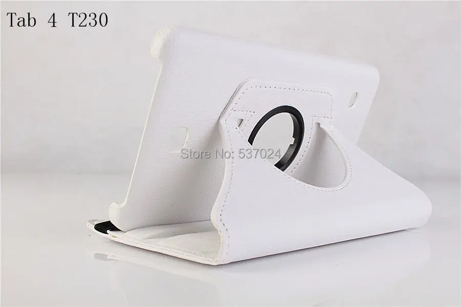 360 градусов вращающийся Folio Stand кожаный чехол + матовая пленка для Samsung Galaxy Tab4 Tab 4 7 0