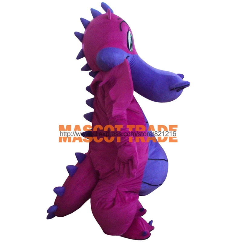 Профессиональный новый большой фиолетовый дракон маскарадный костюм взрослый