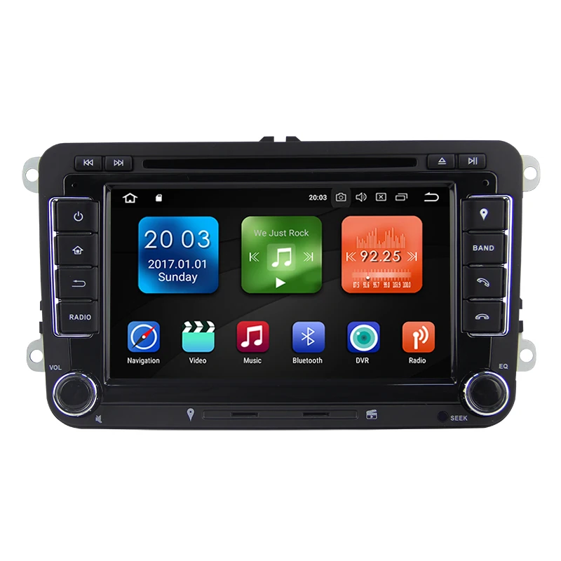 Android 8 1 два Din Автомобильный мультимедийный плеер для Skoda/Seat/Volkswagen VW Passat/B7/POLO/GOLF 5 6 DVD