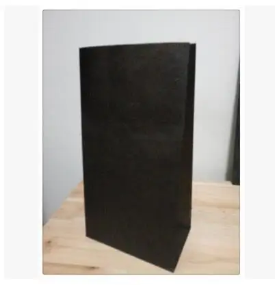 Пакеты из черной крафт бумаги 23x12x7 5 см 50 шт./лот|bag for|bags recyclablebag bag |