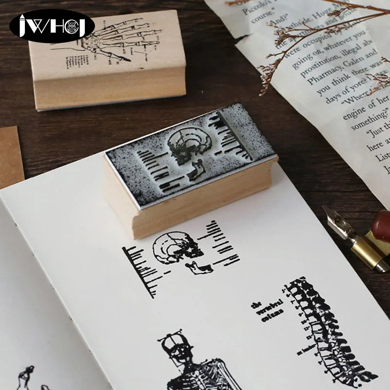 Творческий кости структура древесных штамп DIY деревянные и резиновые штампы для скрапбукинга «Звездный Свет открытка ручной работы diy штамп фотоальбом подарки