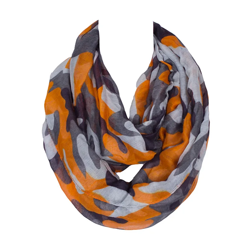 

2019 Lightweight Women Scarfs Camouflage Print Polyester Large Soft Beach Scarves And Shawl And Warps And Infinity Scarf