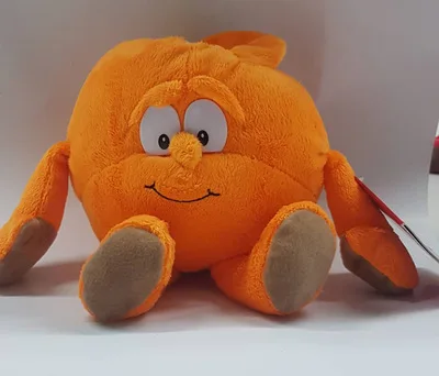 30cm orange Новые фрукты овощи чеснок гриб вишня Starwberry " мягкая плюшевая кукла игрушка - Цвет: 30cm orange