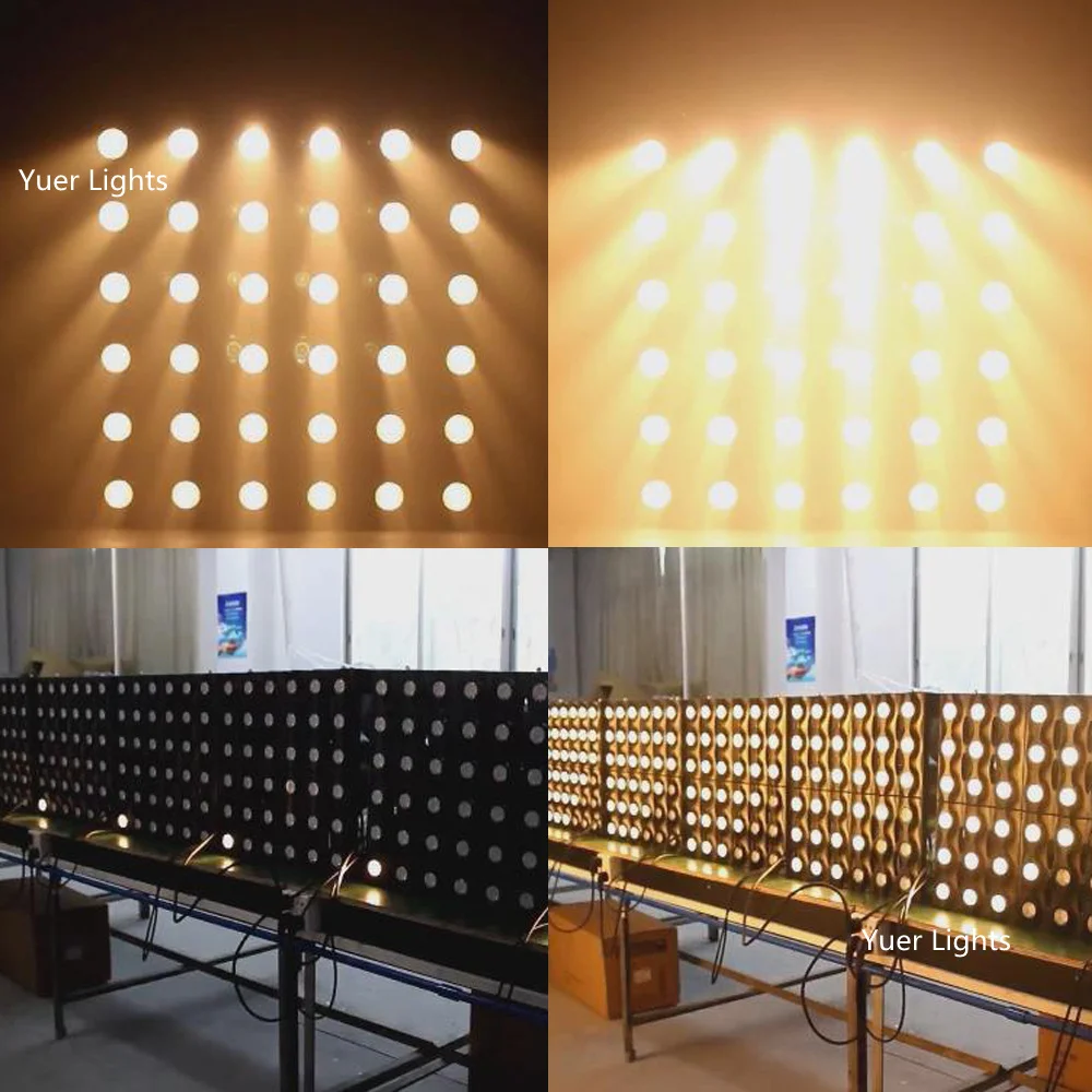 Светодиодный светильник с золотой матрицей 36x3 Вт 5/36 каналов DMX512 диджейский