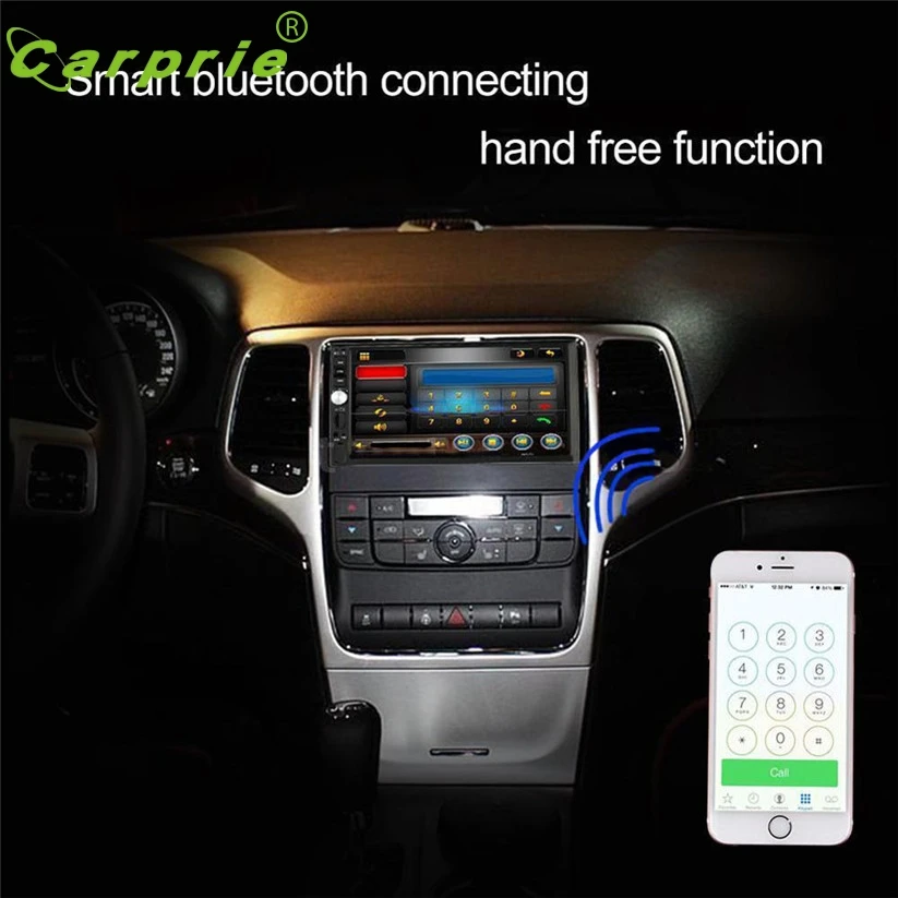 Автомагнитола 2 Din MP5 MP3-плеер радио Bluetooth USB AUX парковочная камера td18 Прямая