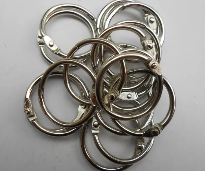 

50 шт. Рекламная цена ID 25 мм Серебряный цвет металлическая Железная пряжка качественный фотоальбом Свободные страницы для фотоальбома