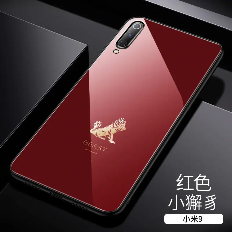 Чехол из закаленного стекла для телефона для Xiaomi mi 9 mi 9 Xiaomi mi 9 se global чехол Роскошный Aixuan чехол+ экранная пленка - Цвет: color 8
