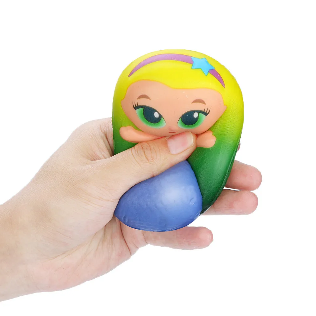 New Kawaii Mermaid Squishy Squishies Toy Slow Rising Cream Scented Stress Relief Toys Gifts for kid A610 | Игрушки и хобби