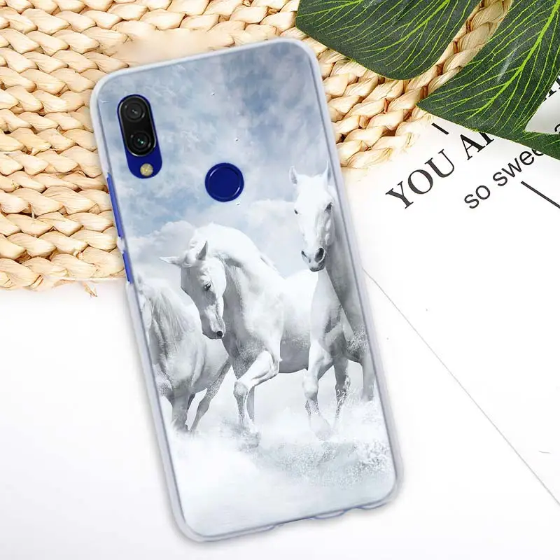 Чехол для бега лошадей для Xiaomi Redmi Note 7 Pro 7 6 5 Plus 5A 6A 4X S2 GO Pocophone F1 чехол для телефона Coque