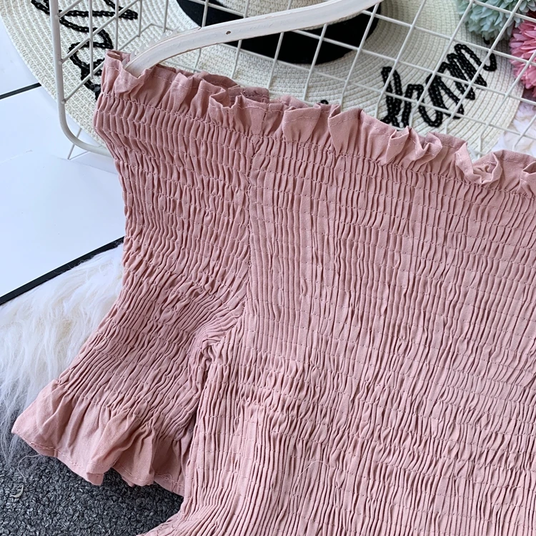 Женское платье с открытыми плечами ALPHALMODA Сетчатое асимметричное оборками в