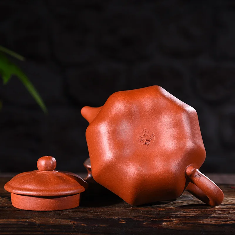 

260ml Yixing Purple Clay Tea Pot Genuine Raw Ore Star Anise Tea Pot Kung Fu Teapot Bonus 5 Piece Cup Tea Set Free Shipping