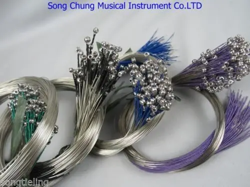 

50sets of high quality german silver violin strings ball end violin Part 1/4-1/2