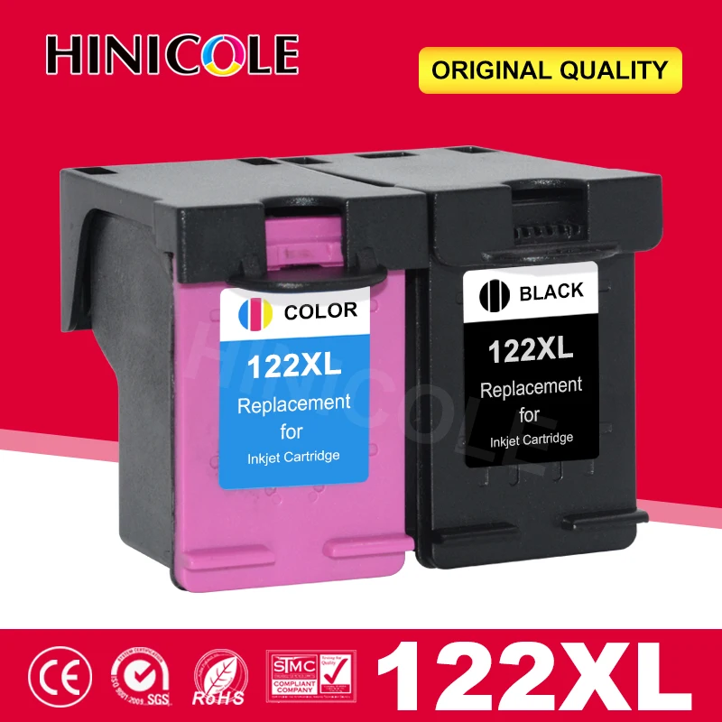Сменный картридж для HP 122 Deskjet 1000 1050 2000 2050s 3000 3050A 3052A 3054 1010 1510 | Компьютеры и офис