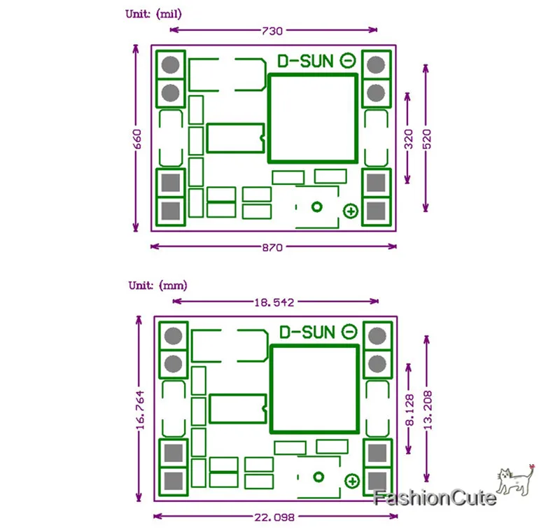 Модуль микро снижения напряжения BEC UBEC 2A преобразователь понижающий модуль выход