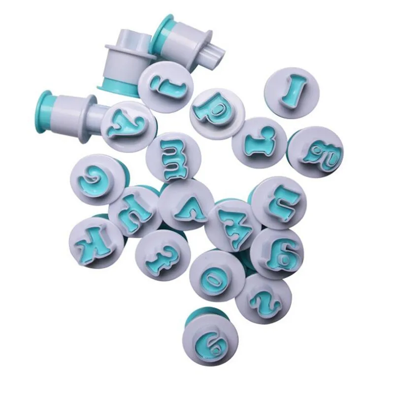 26PC/Set DIY Letters A-Z Cake Mold Cookie Food-Grade Fondant Cutter Buscuit Sugarcraft Decoration Tool | Дом и сад