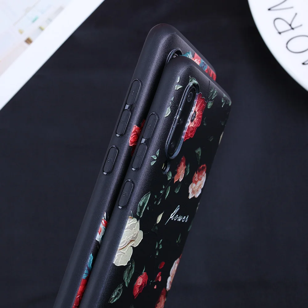 Цветочный чехол для Xiaomi Redmi Note 7 6 5 Pro Plus 5A S2 роскошный мягкий силиконовый из ТПУ Для