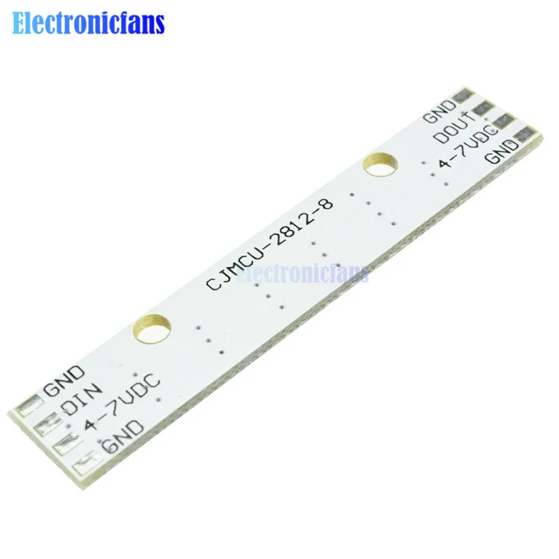 WS2812 WS 2811 5050 RGB СВЕТОДИОДНЫЙ модуль панели лампы 5 в 8 битсветодиодный Радужный