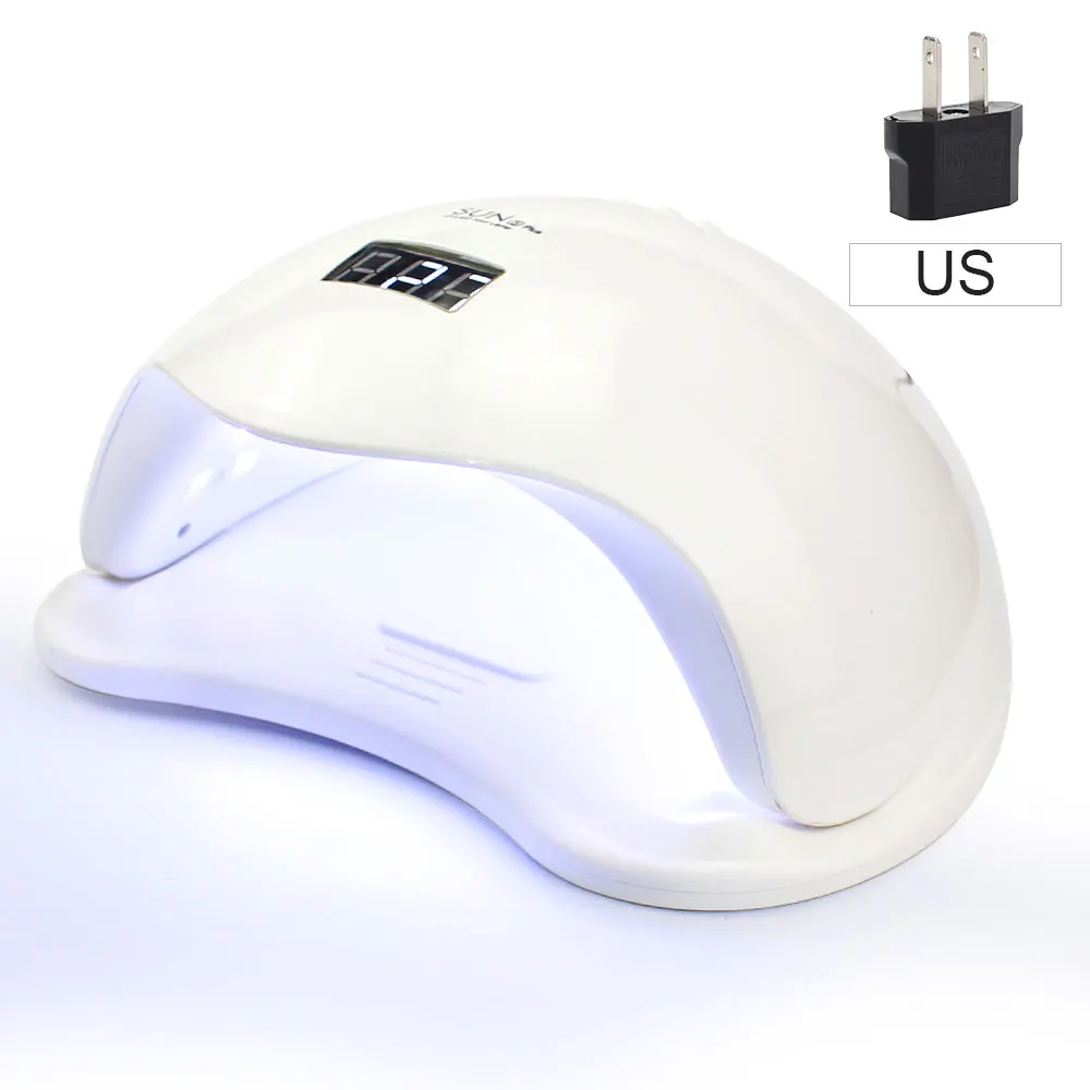 us SUNUV Sun5 Plus UV светодиодный 48 Вт аппарат для маникюра сушилка для светоотверждения Гель-лак светотерапия ультрафиолетовая лампа Гвозди оборудование - Цвет: us